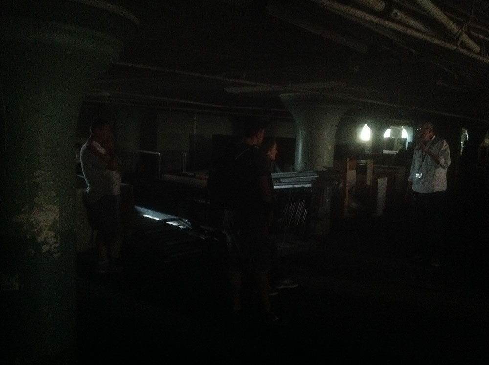 storage room for bales of cotton